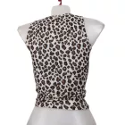 Női XS-es párducmintás ujjatlan top - Dazy