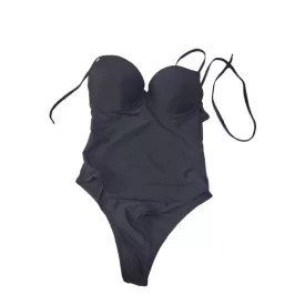 Női XS-es fekete pántos body - Sinsay
