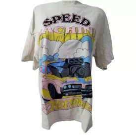 Női S-es drapp autós póló - Hot Wheels