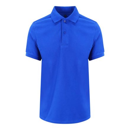 Férfi M-es kék galléros piké póló - Just Polos - ÚJ