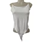 Női M-es fehér pántos body - Primark