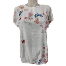 Női M-es fehér virágos póló - Orsay