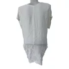 Női M-es fehér oversized rövid ujjú blúz - Zara