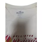 Női M-es törtfehér feliratos top jellegű felső - Hollister
