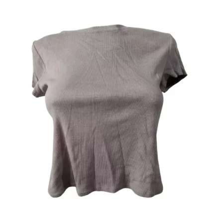 Női M-es barna bordás top - H&M