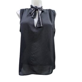   Női M-es fekete elegáns, alkalmi ujjatlan lenge blúz - Zara