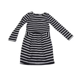 110-116-os fekete-fehér csíkos ruha - H&M