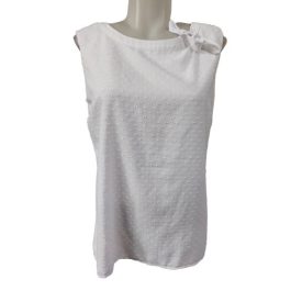 Női M-es fehér elegáns ujjatlan blúz - Orsay