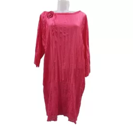   Női 52-es (5XL-es) korallszínű hosszított felső, blúz - Privé