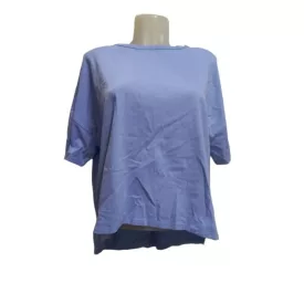 Női L-es liláskék oversized póló