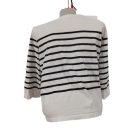 Női XL-es fehér-kék tengerészcsíkos póló, felső - C&A