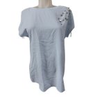 Női L-es kék gyöngyös póló, felső - Orsay