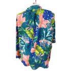 Női 7XL-es (56-os) zöld mintás nagyméretű blúz - Janina