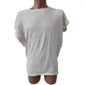 Női nagyméretű, oversized fehér pamut póló