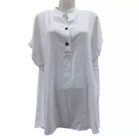   Női méret nélküli fehér nyári felső, blúz - New Collection - ÚJ (kb 4XL-ig jó)