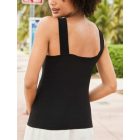 Női L-es fekete nyári póló, felső - Orsay - ÚJ