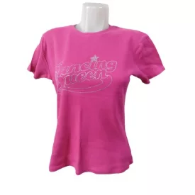 Női L-es pink strasszos póló - Continental
