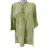 Női L-es zöld csíkos lenge blúz