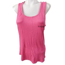 Női XL-XXL-es pink ujjatlan feliratos póló