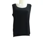 Női 2-3XL-es fekete elegáns ujjatlan felső - Creation Molett