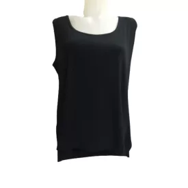   Női 2-3XL-es fekete elegáns ujjatlan felső - Creation Molett