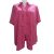 Női 4-5XL-es (UK24) pink mintás rövid ujjú blúz - Marks & Spencer