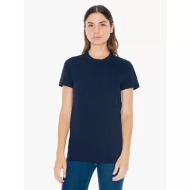   Női L-es sötétkék póló - American Apparel női fine jersey póló (AA2102) Outlet termék - Navy - ÚJ