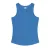 Női L-es kék Just Cool női sport trikó, ujjatlan póló (JC026) - Sapphire Blue - ÚJ