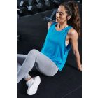 Női L-es fehér Just Cool női sport trikó, ujjatlan póló (JC026) - Arctic White - ÚJ