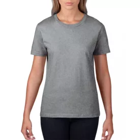   Női XL-es Fashion Basic Tee 150 melírozott grafit póló - Anvil - ÚJ