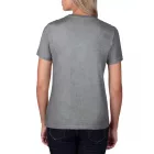 Női XXL-es Fashion Basic Tee 150 melírozott grafit póló - Anvil - ÚJ