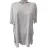 Női L-es fehér, hátul mintás oversized póló - Zara (nyaka foltos)