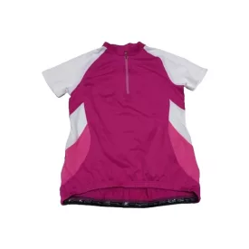   Női XL-es pink sportpóló, biciklis póló, hátul zsebes - Crivit