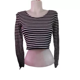 Női S-es fehér-fekete csíkos top - Tally Weijl