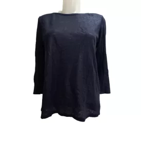   Női S-es kék csillogó hosszú ujjú felső - Massimo Dutti