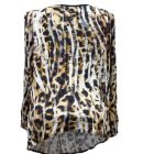 Női XXL-es párducmintás hosszú ujjú felső - Your & Self