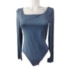 Női XL-es kékesszürke hosszúujjú body