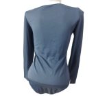 Női XL-es kékesszürke hosszúujjú body