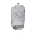 Női nagyméretű fehér selyem hatású blúz, felső - New Collection 