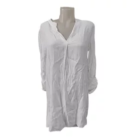 Női nagyméretű fehér hosszított blúz, felső