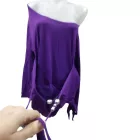Női 5XL-es lila rafinált szabású felső - Miss Etam