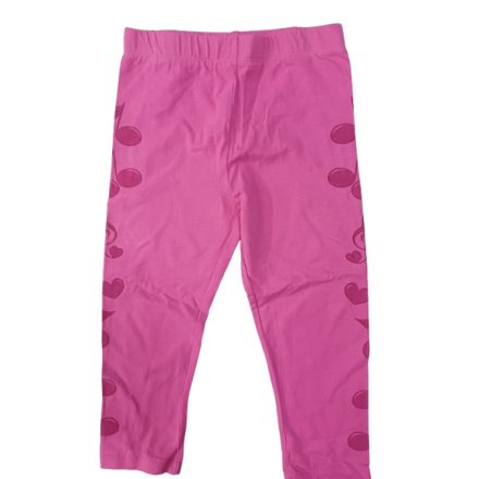 122-es pink hangjegyes capri leggings - Little Kids