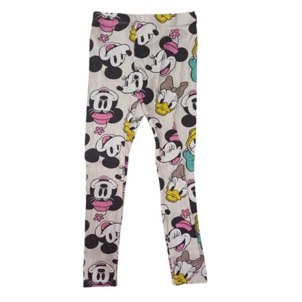 128-as fehér mintás leggings - Minnie & Mickey