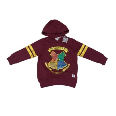 116-os bordó kapucnis pulóver - Harry Potter - ÚJ