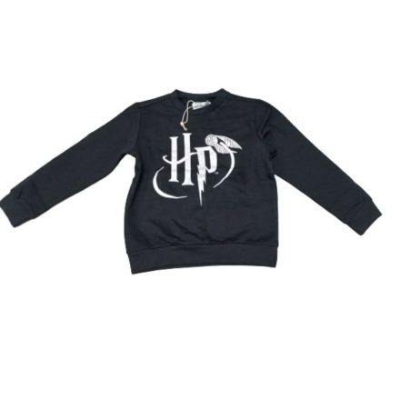 122-es fekete mintás pulóver - Harry Potter - ÚJ