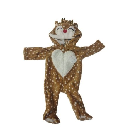 62-es őzikés plüss levegőztető overall, rugi - In Extenso - ÚJ