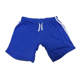   98-as kék oldalt csíkos pamutshort, tornashort - Kiki & Koko - ÚJ