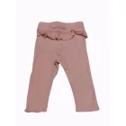 68-as rózsaszín bordás pamutnadrág, hátul fodros - H&M