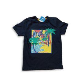 128-as sötétkék pálmafás póló - Pepco - ÚJ