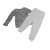 110-116-os szürke-fehér leopárdmintás plüss pizsama - Kiki & Koko - ÚJ